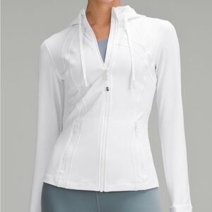 lululemon athletica White Zip-Up Hoodie
